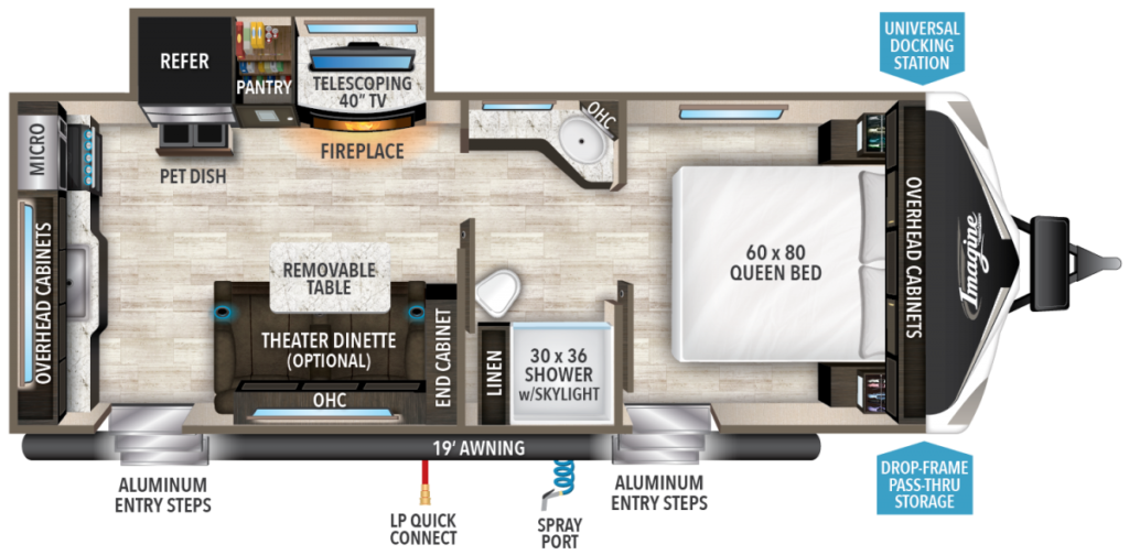 2250RK Imagine Floorplan Good Life RV